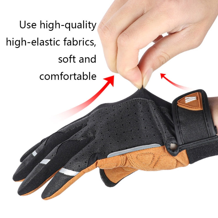 Guanti moto antiscivolo touch screen West Biking S-XL
