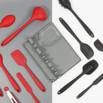 Mensola porta cucchiaio in silicone 2 in 1 grande e media