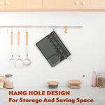 Mensola porta cucchiaio in silicone 2 in 1 grande e media