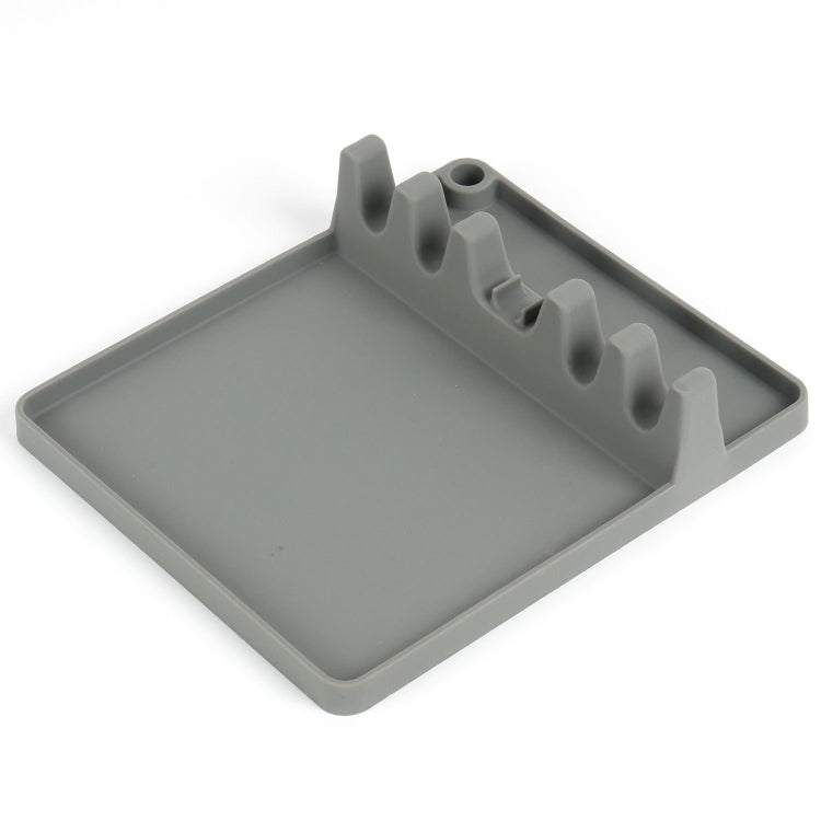 Mensola porta cucchiaio in silicone 2 in 1 grande e media
