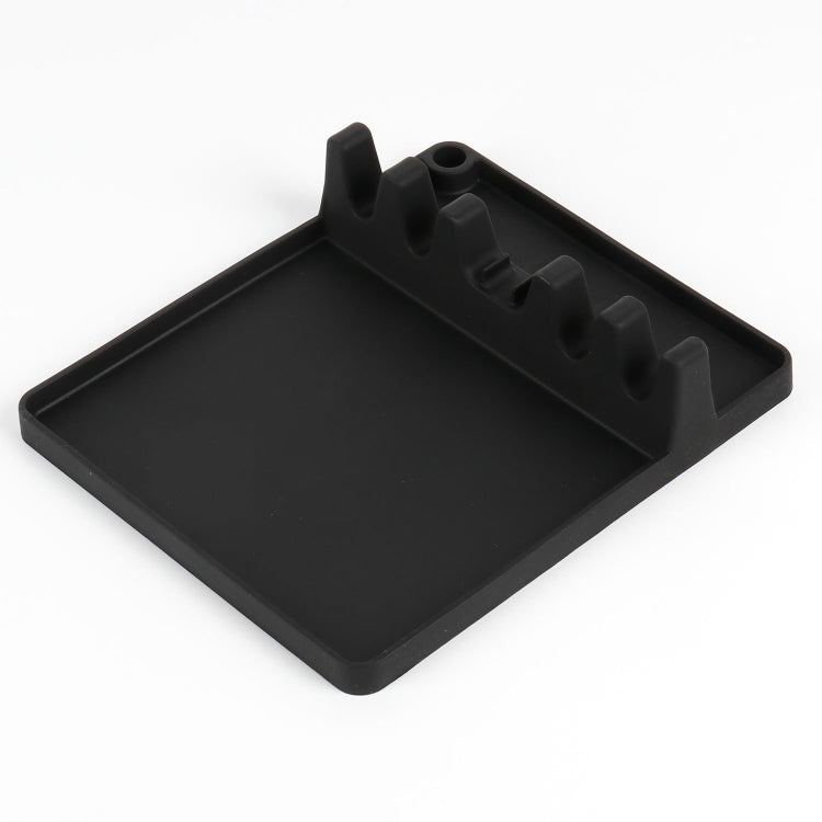 Mensola porta cucchiaio in silicone 2 in 1 grande e media