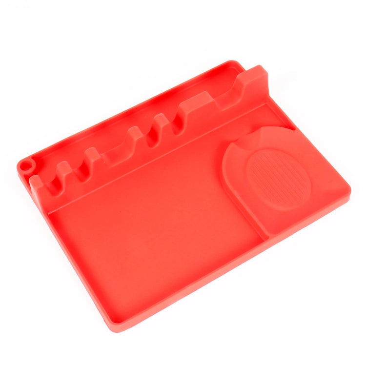 Mensola porta cucchiaio in silicone 2 in 1 grande e media