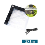 Pellicola trasparente per balconi isolamento piante 1x1m