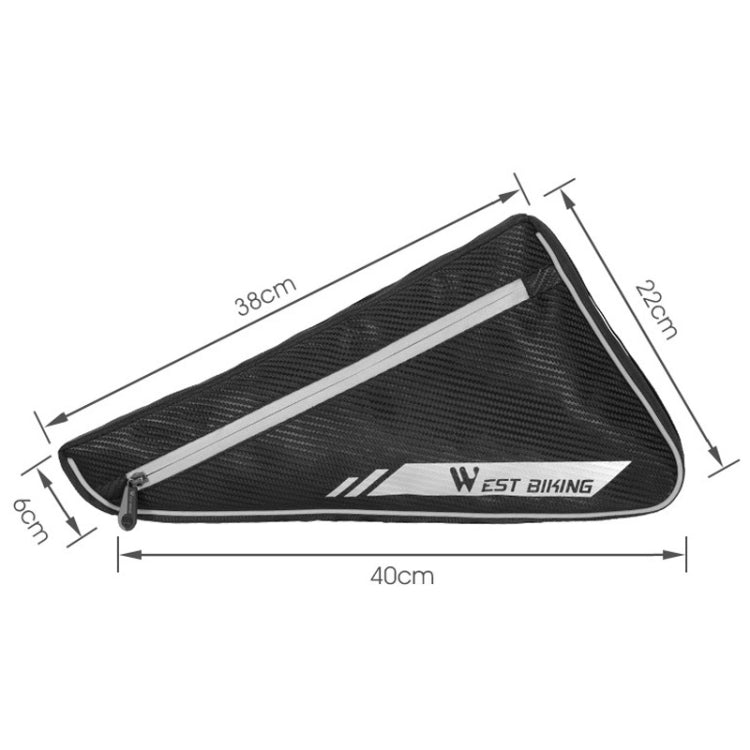 Borsa triangolare impermeabile per bicicletta 4 litri