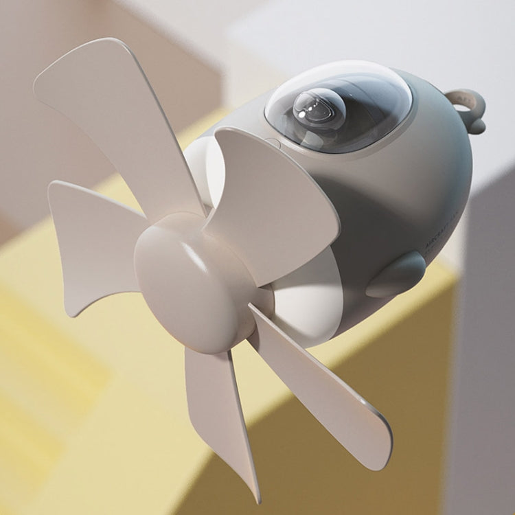 Ventilatore da soffitto USB con luce notturna 18cm