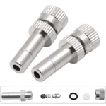 10 Ugelli nebulizzazione 6mm in rame per umidificazione e raffred