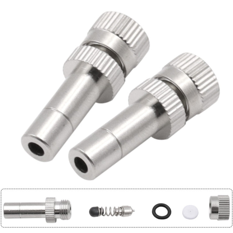 10 Ugelli nebulizzazione 6mm in rame per umidificazione e raffred