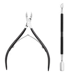 Set strumenti nail art in acciaio inox per cuticole