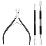 Set strumenti nail art in acciaio inox per cuticole