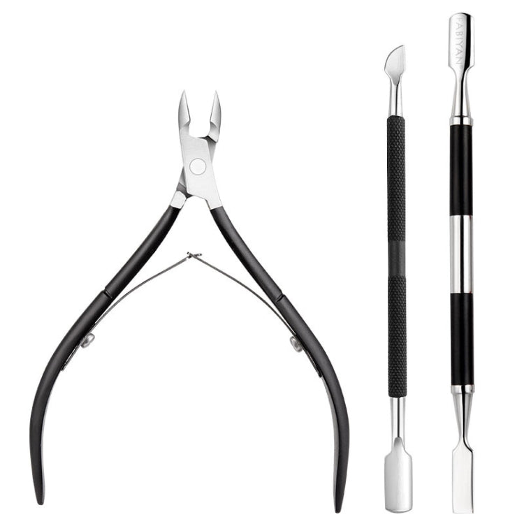Set strumenti nail art in acciaio inox per cuticole