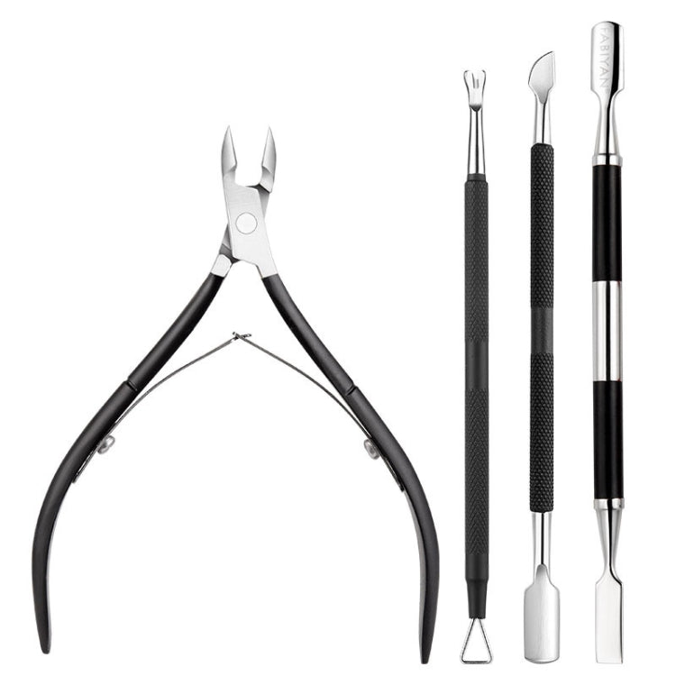 Set strumenti nail art in acciaio inox per cuticole