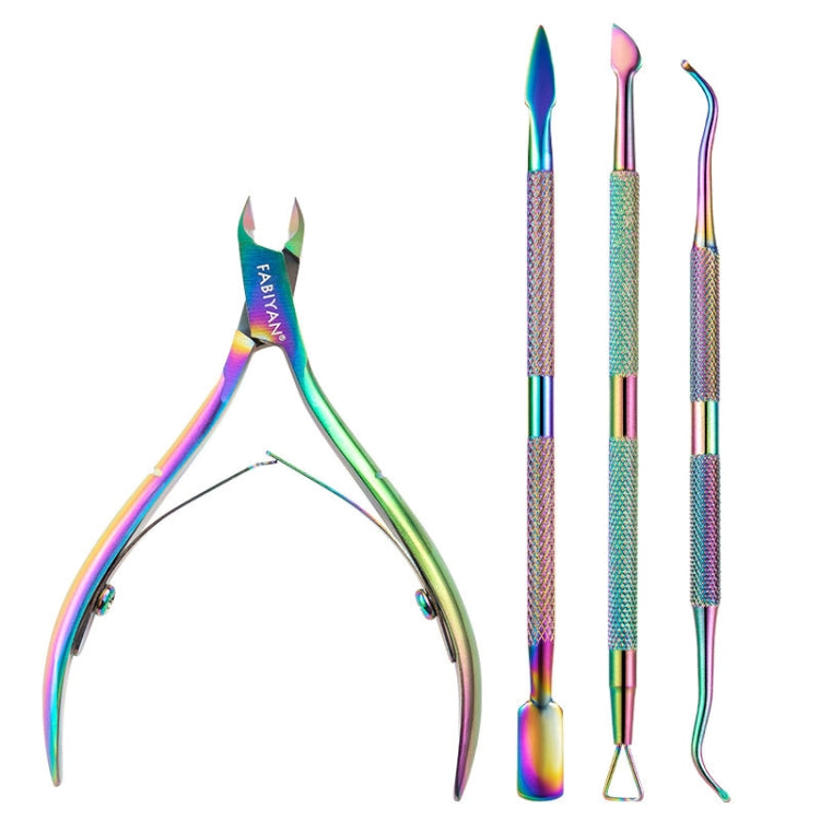 Set strumenti nail art in acciaio inox per cuticole