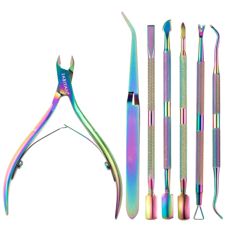 Set strumenti nail art in acciaio inox per cuticole