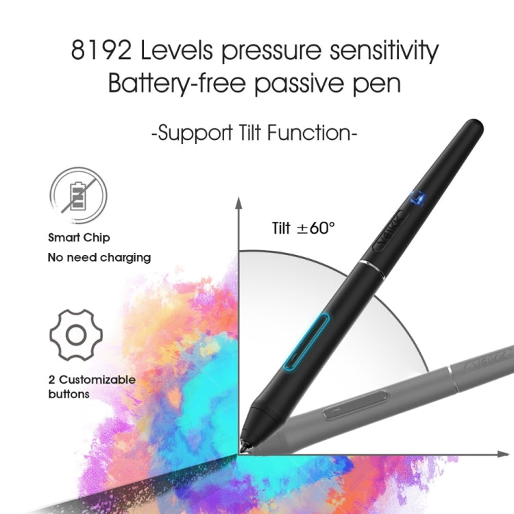 Tavoletta grafica VEIKK VK640 6x4 pollici con penna USB - immagine 6