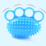 2 pezzi TPR Grip Ball per riabilitazione e massaggio