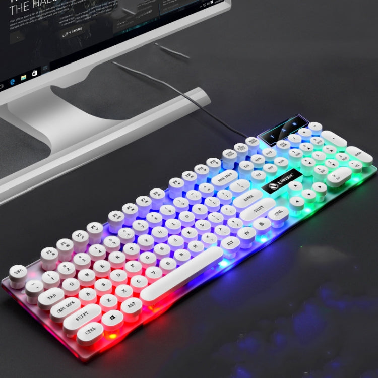 LIMEIDE GTX300 Tastiera e Mouse USB Cablati 104 Tasti