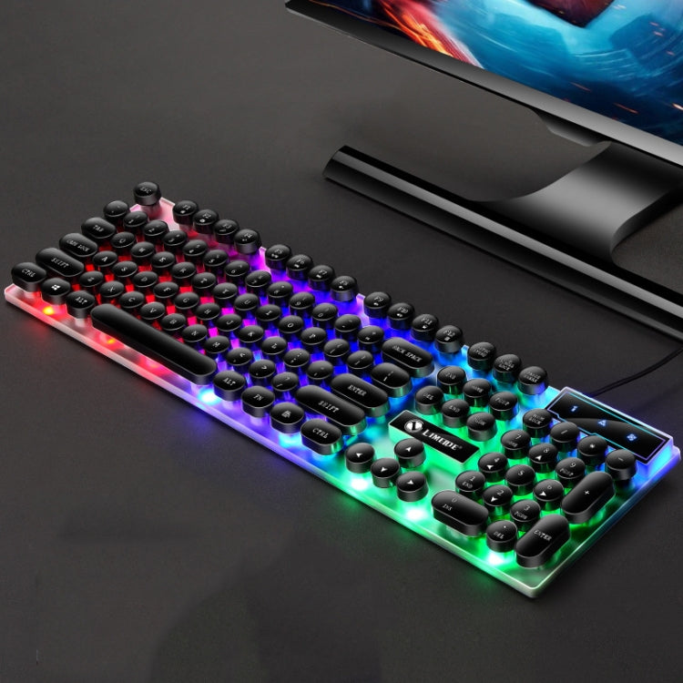 LIMEIDE GTX300 Tastiera e Mouse USB Cablati 104 Tasti