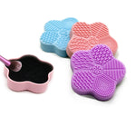 Tampone lavaggio pennelli in silicone con spugna 10 pezzi