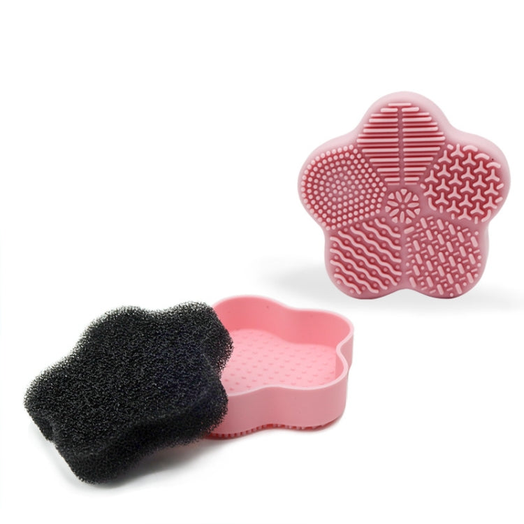 Tampone lavaggio pennelli in silicone con spugna 10 pezzi