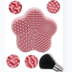 Tampone lavaggio pennelli in silicone con spugna 10 pezzi