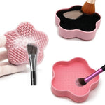 Tampone lavaggio pennelli in silicone con spugna 10 pezzi