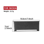 Adesivo fibra di carbonio console Skoda Octavia 2017-2021