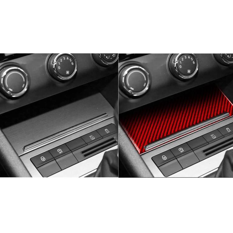 Adesivo fibra di carbonio console Skoda Octavia 2017-2021