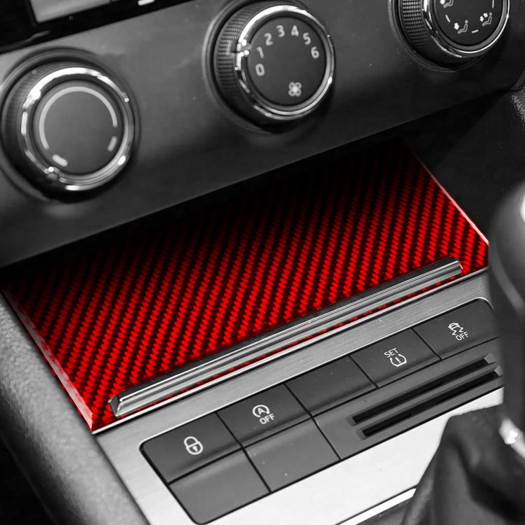 Adesivo fibra di carbonio console Skoda Octavia 2017-2021