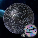 Pallone Basket Numero 7 PU Riflettente Arcobaleno