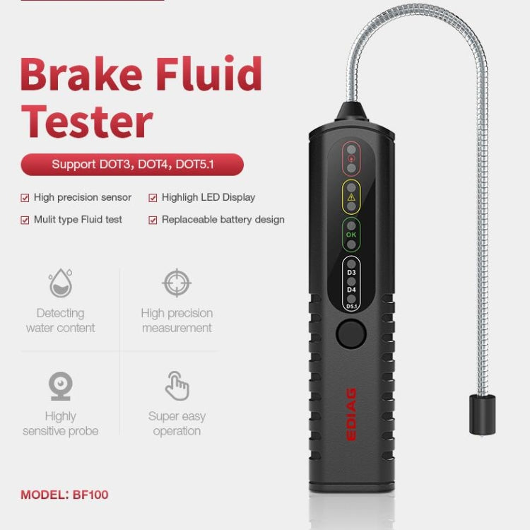 Tester liquido freni EDIAG BF100 per auto GM