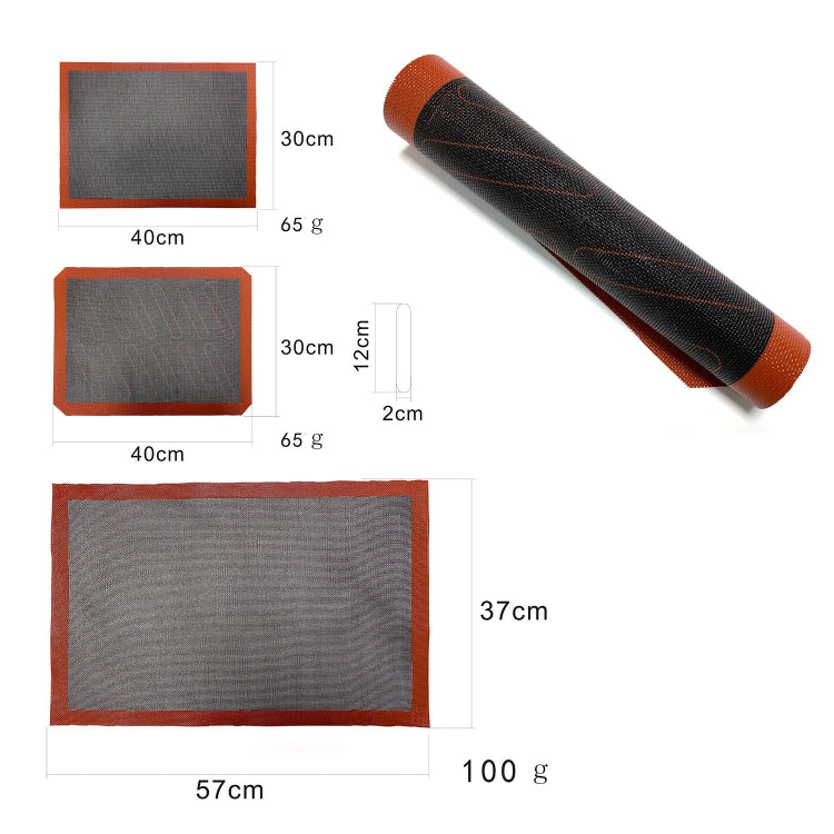 Tappetino da forno antiaderente in fibra di vetro 40x30cm