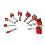Fresa T-slot 9 in 1 per lavorazione legno gambo 6 mm