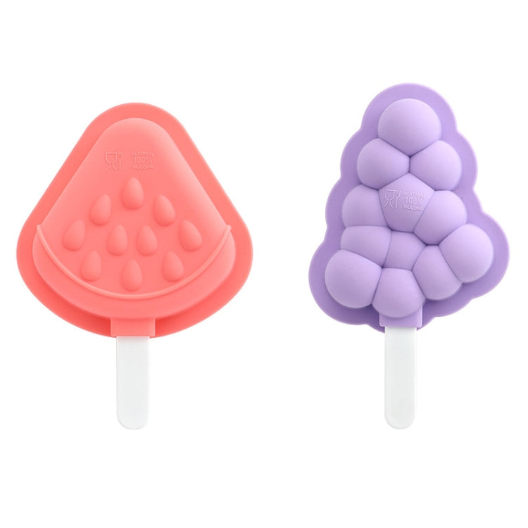 Stampo per ghiaccioli in silicone 3 pezzi con coperchio