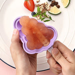 Stampo per ghiaccioli in silicone 3 pezzi con coperchio