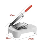 Affettatrice manuale per carne e verdure 30x17 cm