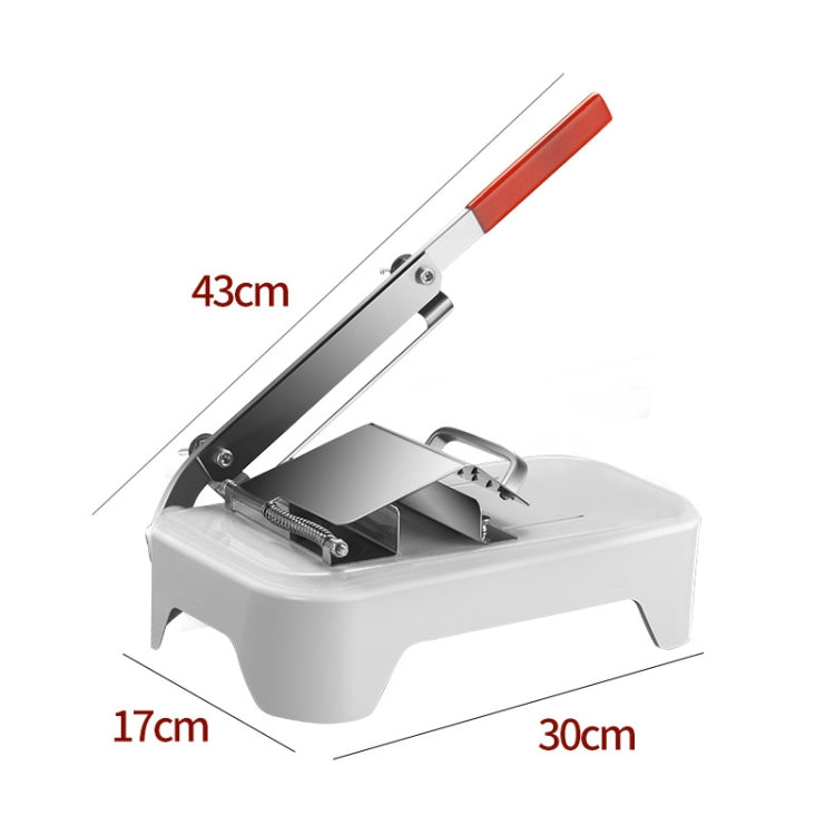 Affettatrice manuale per carne e verdure 30x17 cm