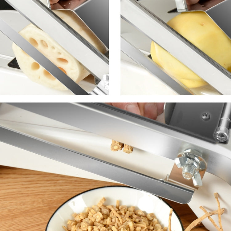 Affettatrice manuale per carne e verdure 30x17 cm