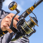 Mulinello da pesca in metallo con bilanciere HE500-HE7000