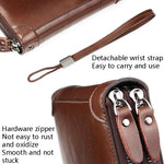Portafoglio uomo in pelle PU multifunzione WEIXIER W88