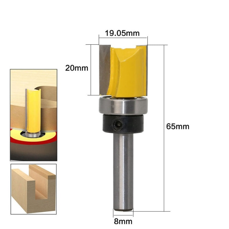 Fresa per macchina per incidere con gambo da 8 mm 4 pezzi