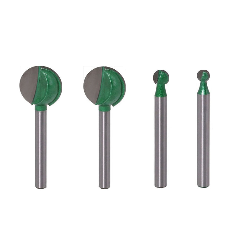 Set coltelli da intaglio sferico per legno con manico dritto