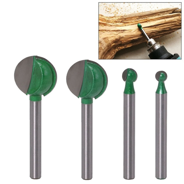 Set coltelli da intaglio sferico per legno con manico dritto