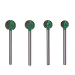 Set coltelli da intaglio sferico per legno con manico dritto