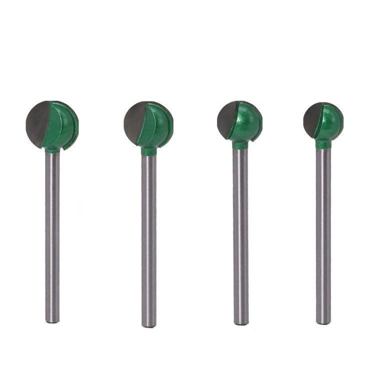 Set coltelli da intaglio sferico per legno con manico dritto