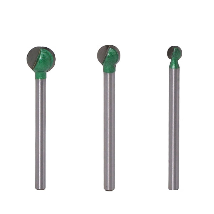 Set coltelli da intaglio sferico per legno con manico dritto