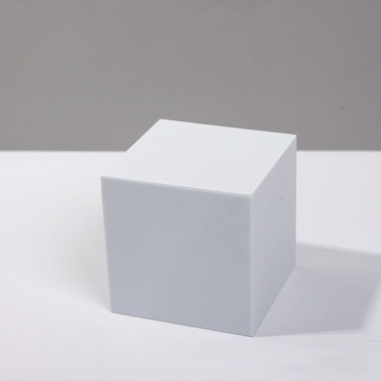8 pezzi di cubo geometrico per foto, ornamenti decorativi, piattaforma fotografica, Small White Square, Large White Square, Small White Rectangular, Large White Rectangular, Small White Cylindrical, Large White Cylindrical, Small White Hexagon         ...