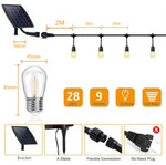 Lampadina solare LED 10W per esterni impermeabile IP65