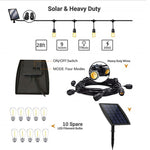 Lampadina solare LED 10W per esterni impermeabile IP65