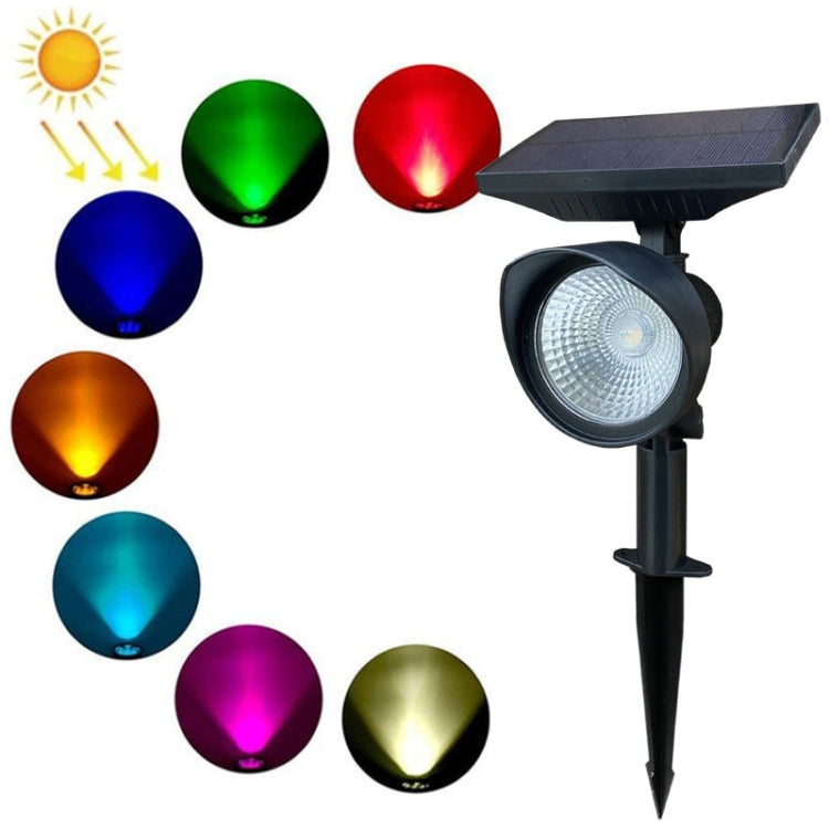 Lampada da giardino solare LED con luce colorata