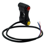 Interruttore a tre pulsanti per auto elettrica e moto